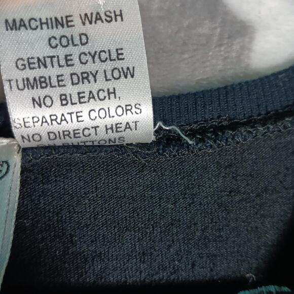 Michael Simon Lite Dress Womens Large Black Embroidered Floral Knit Maxi Boho - Picture 10 of 12